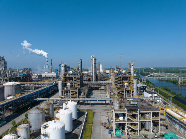 istock view of chemical plant 2155554792