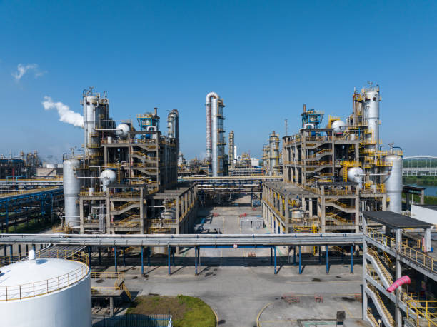 istock view of chemical plant 2155554814