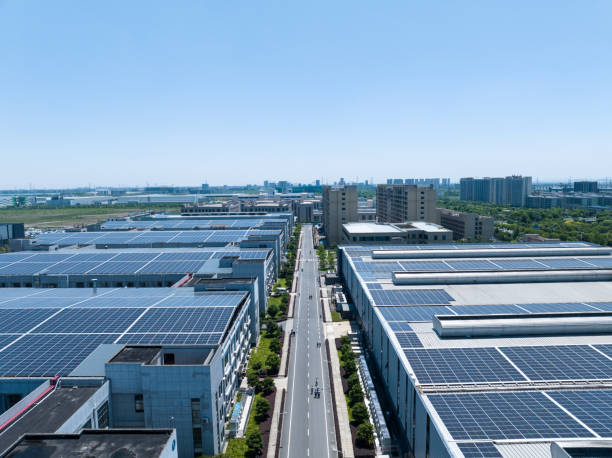 istock view of solar power panels 2155554925
