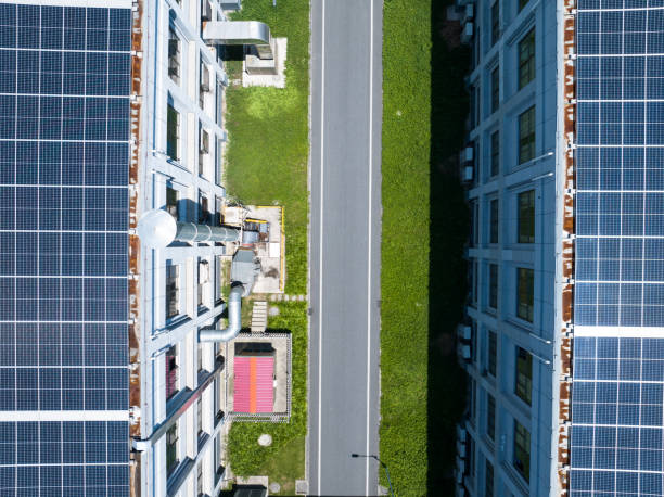 istock view of solar power panels 2155555134