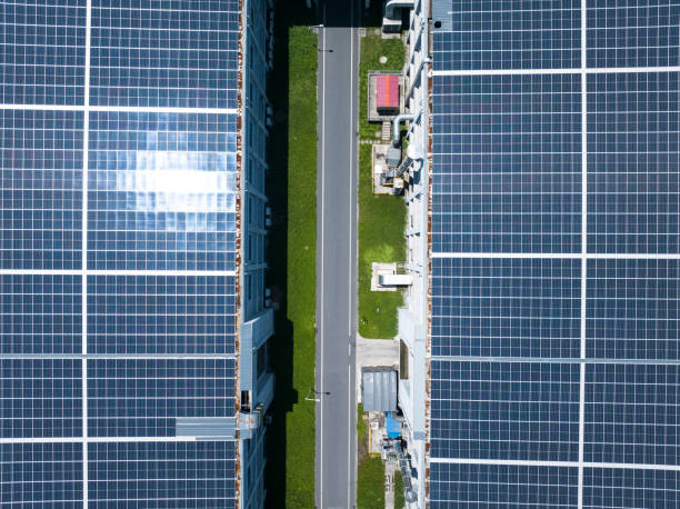 istock view of solar power panels 2155555135