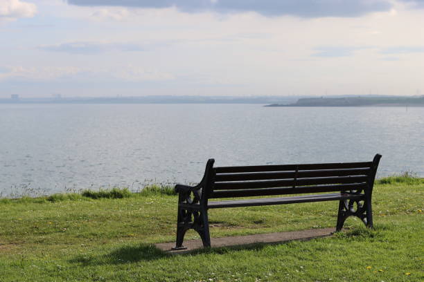 istock Bench on a coastal headland with sea views 2155557164