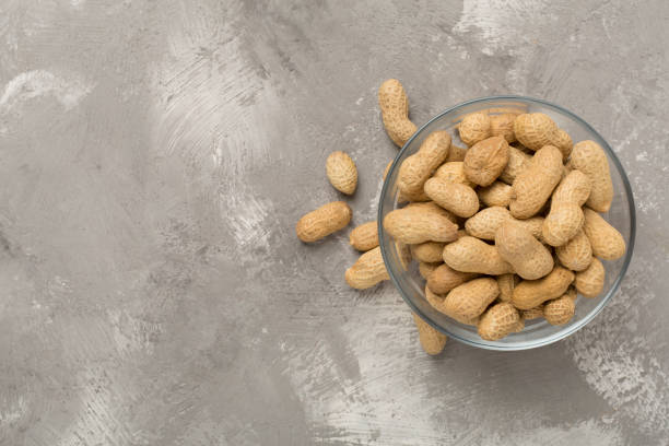 Coconut cream coated peanuts snack