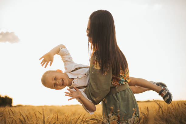 istock Single mother enjoying nature with son 2155561689