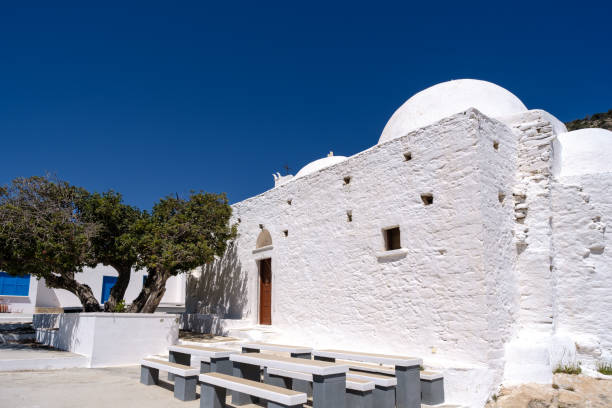 istock Agia Theodoti Church Ios Greece 2155563357