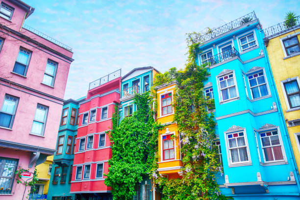 istock Colorful houses in Balat, Istanbul 2155566310
