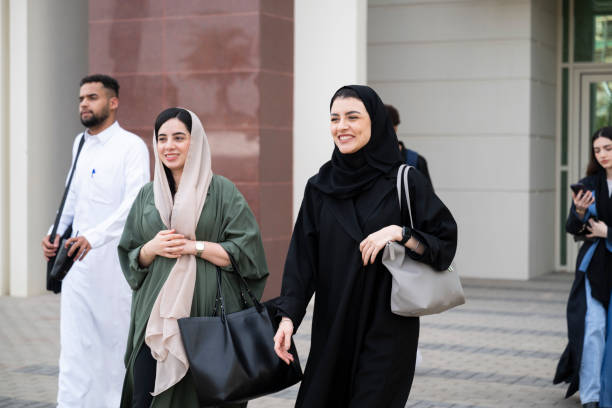 istock Saudi students at modern university in Saudia Arabia 2155573444