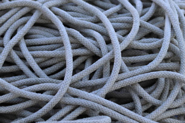 istock rope for anchoring a boat 2155581578