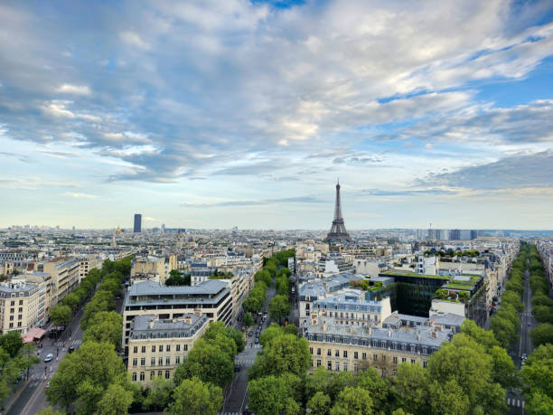 istock A magnificent view of Paris from atop the Arc de Triomphe 2155583400