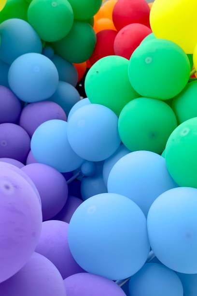 istock colorful balloons, artistic creativity, textures and backgrounds 2155584975