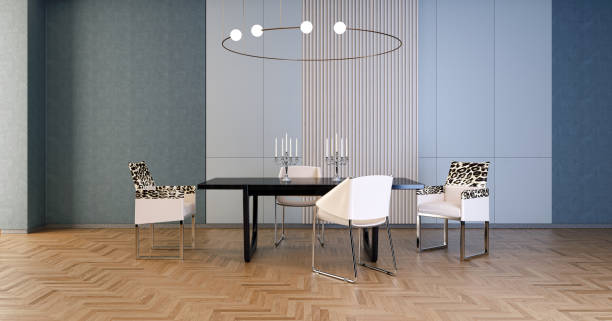 istock Large luxury modern bright interiors Living room mockup illustration 3D rendering image 2155588189