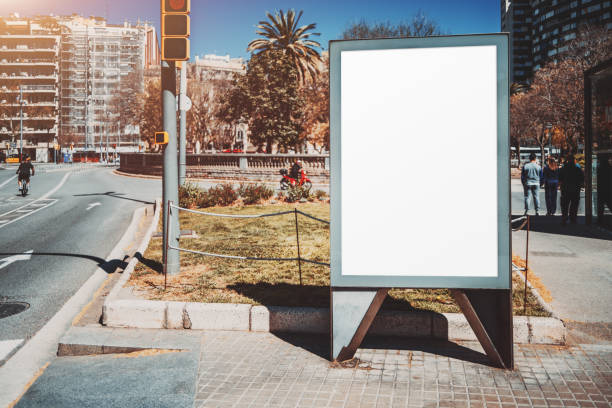 istock Blank street billboard mockup 2155590293