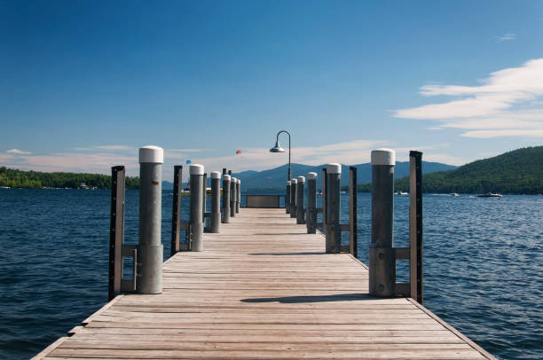 istock Lake George New York Waterfront Pier 2155594569