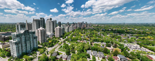 istock North York spring Skyline，Toronto Canada 2155597338