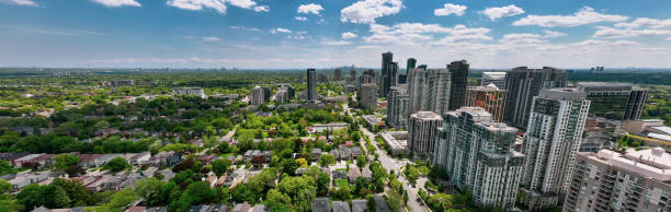 istock North York spring Skyline，Toronto Canada 2155597354