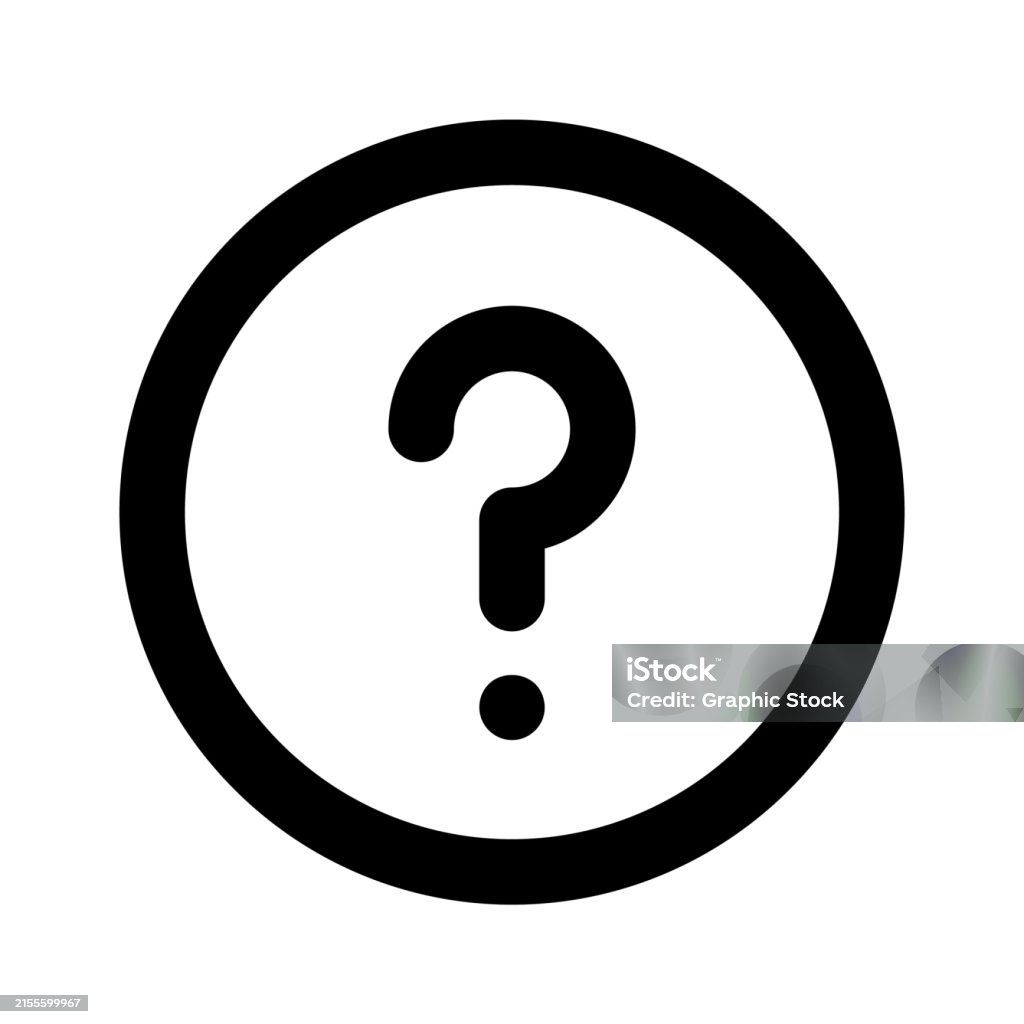 Question Sign Simple Question Mark Sign Solid Vector In Trendy Style Stock Illustration ...