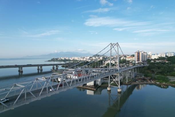 istock The Hercilio Luz Bridge, in Florianopolis, Brazil. 2155604828