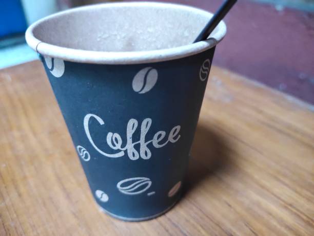 istock Coffee Paper Glass Blue 2155610524