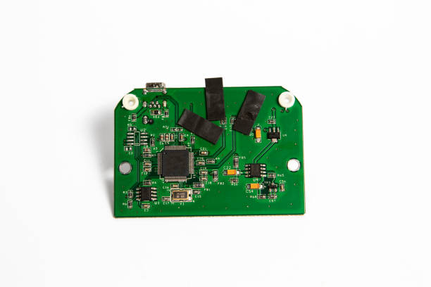 istock External hard disk circuit drive board isolated on white background 2155618119