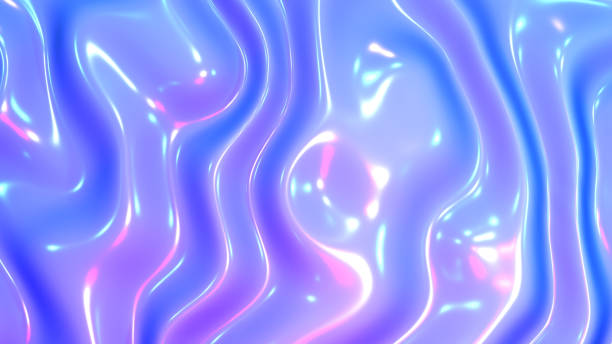 istock Purple blue plastic shiny background, latex glossy texture pattern wallpaper. 2155632908