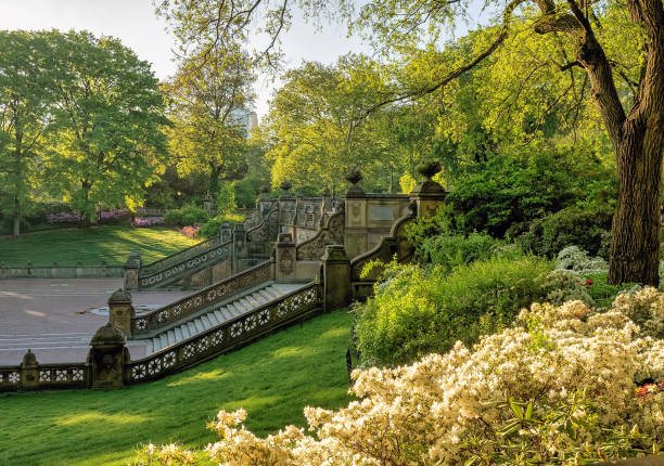 istock Bethesda Terrace and Fountain  in late spring 2155634178