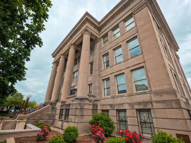istock Appellate Courthouse of the State of Illinois Fourth District Front Facade 2155641809