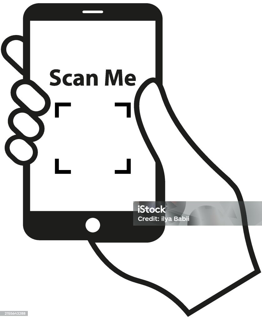 Bar Code Scan Me Image Scan Me Qr Code Qr Code Scanner Scan Banner Stock Illustration ...