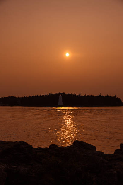 istock Sunset over the lake, Ontario. 2155661434