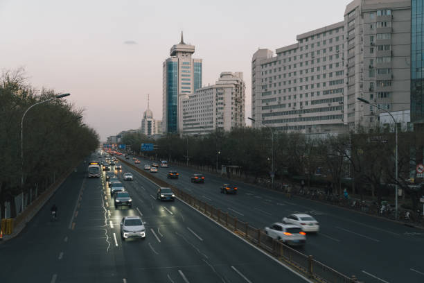 istock Urban traffic in Chang'An Avenue, Beijing 2155662534