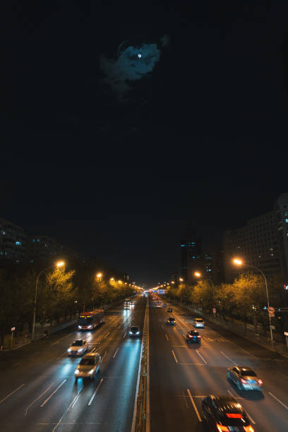 Urban traffic in Chang'An Avenue, Beijing