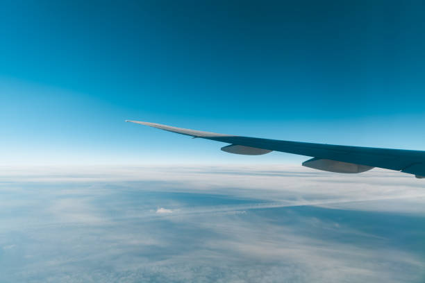 istock Flying above sea of clouds 2155662595