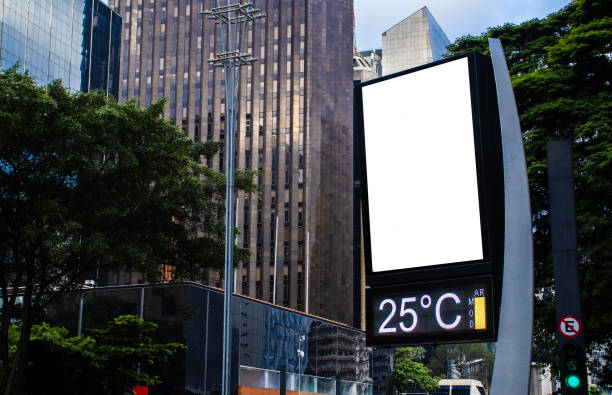 istock Billboard blank mock up in the city 2155667342