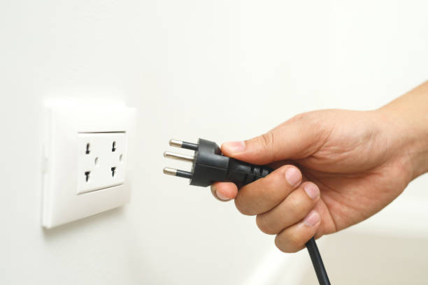 istock Home electrical plugs that meet standards for safety 2155672599