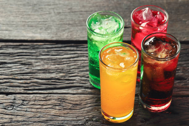 istock Soft drinks and fruit juice mixed with soda high in sugar have a negative effect on physical health 2155672765