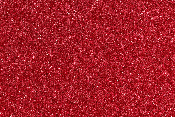 istock Red glitter stars galaxy space background. Glowing stars in the night. 2155681820