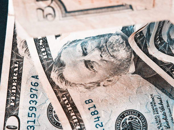 istock Economic Theme. A $50 bill with visible folds, representing economic transactions. 2155682795