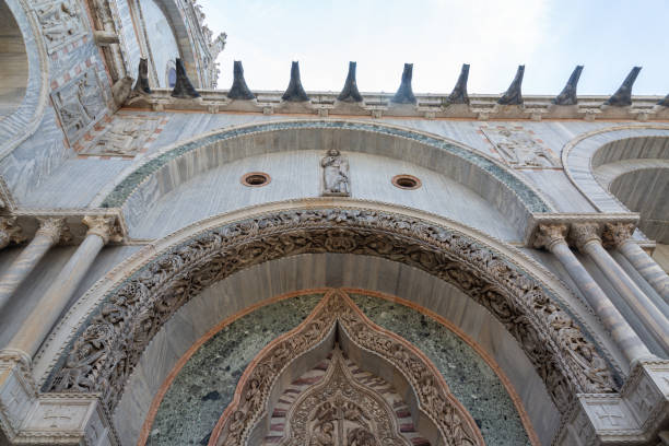istock Details from exterior of San Marco basilica in Venice 2155683079
