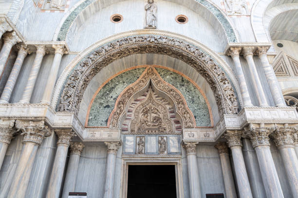 istock Details from exterior of San Marco basilica in Venice 2155683082