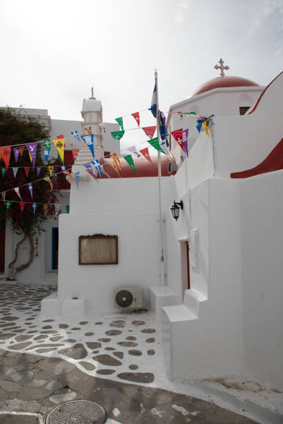 istock Mykonos village side streets 2155685743