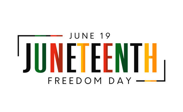 Juneteenth, Freedom Day abstract poster, card, banner, June 19. Vector Juneteenth, Freedom Day abstract poster, card, banner, June 19. Vector illustration juneteenth stock illustrations