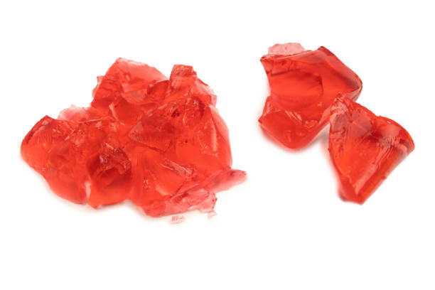istock Sweet fruit jelly dessert isolated on a white background. 2155694629