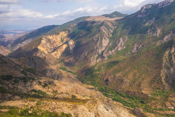istock Beautiful view on the Caucasus mountains. Tatev, Armenia. 2155695568