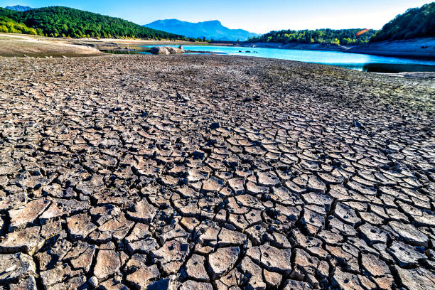 istock Drought in the La Jarosa reservoir 2155697135