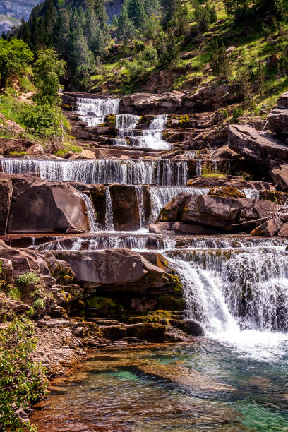 istock Gradas de Soaso en el rio Arazas 2155697271