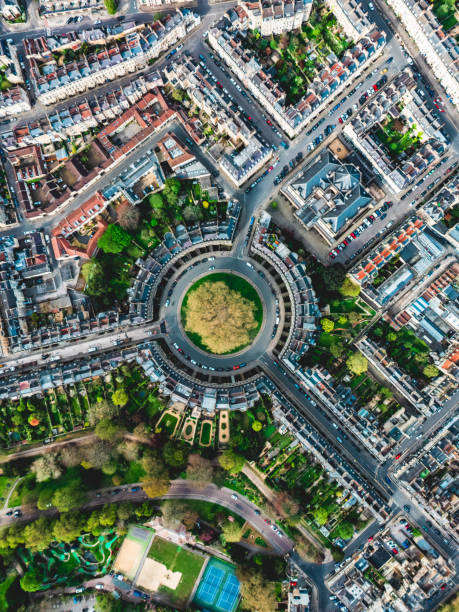 istock Drone view of historic Bath in UK 2155698454