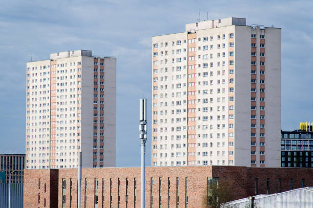 istock High rise council flats in Glasgow city 2155698798