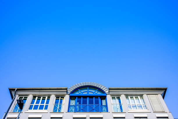 typical windows of an office building - photo