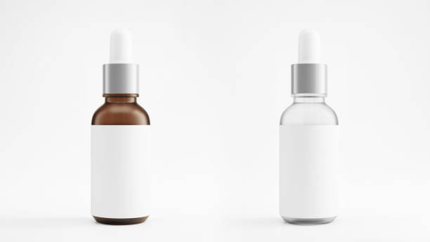 istock Bottles mock up for cosmetics, medicines, on white background , 3d rendering 2155700171
