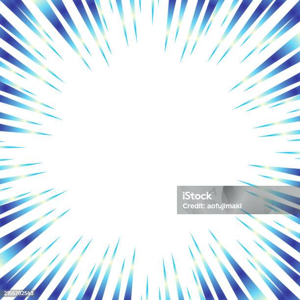 Sparkling Blue Gradient Focus Line Materials Stock Illustration ...
