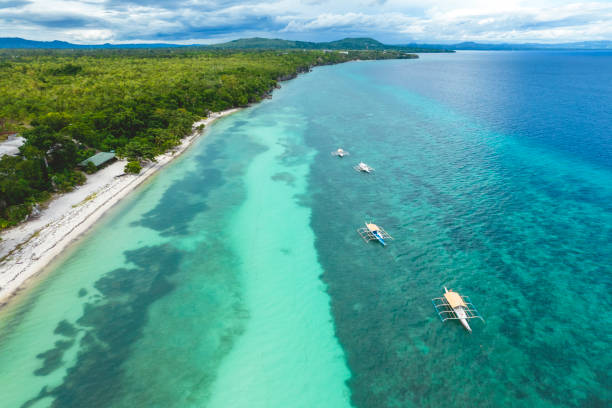 istock Aerial of Libaong Beach in Panglao, Bohol. 2155705227